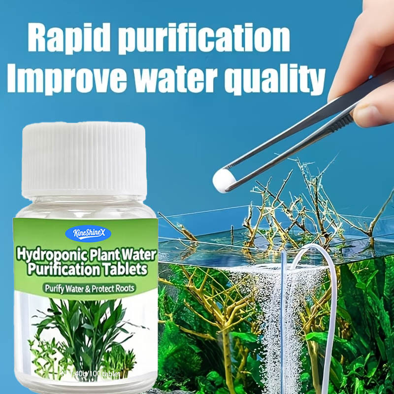 Aquarium Plant Liquid Fertilizer - Comprimés de purification d'eau hydroponique -