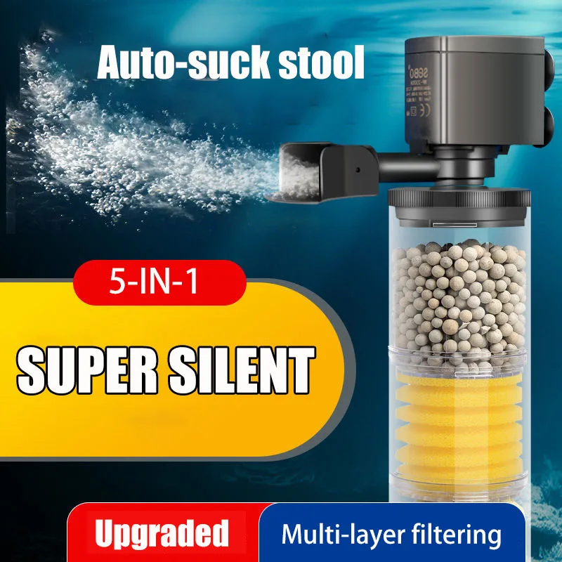 Aquarium Planted Filter - Filtre silencieux 220V 50Hz pour Aquarium