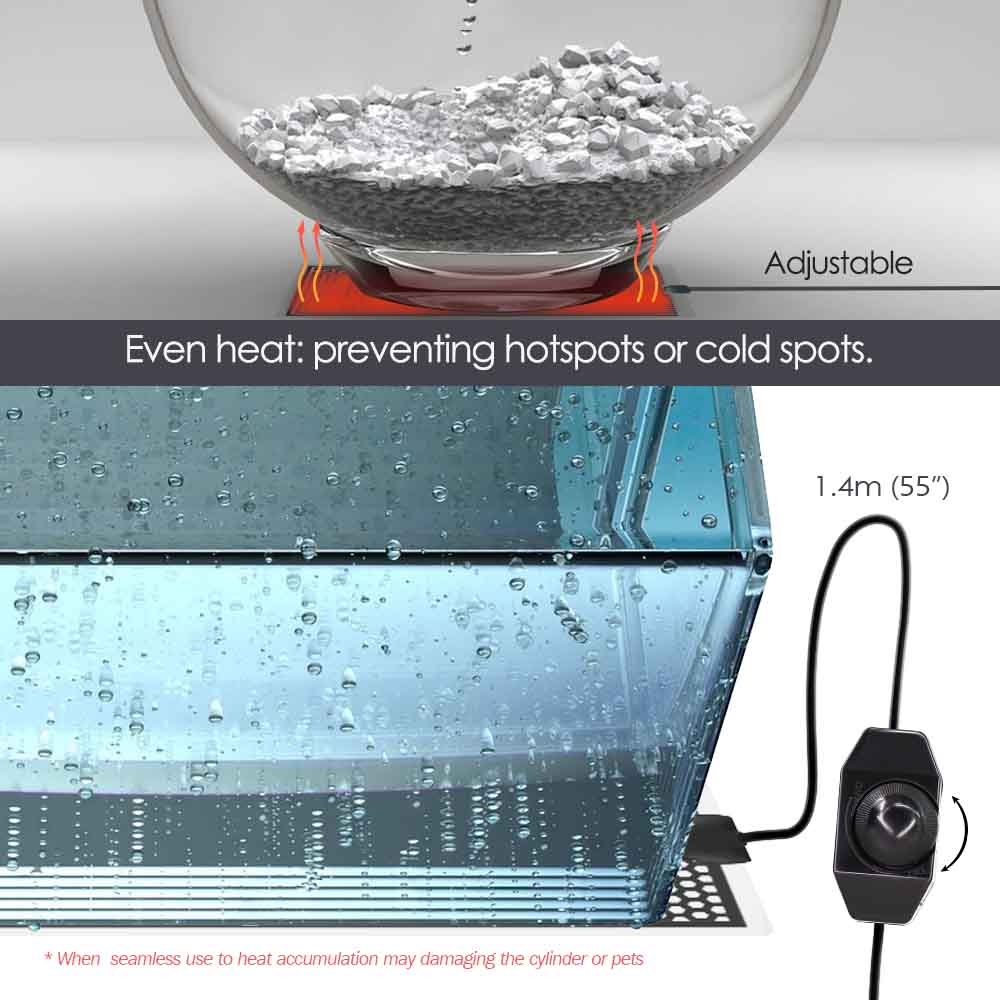 Tapis chauffant pour reptiles, - Planted Aquarium Heater avis et prix