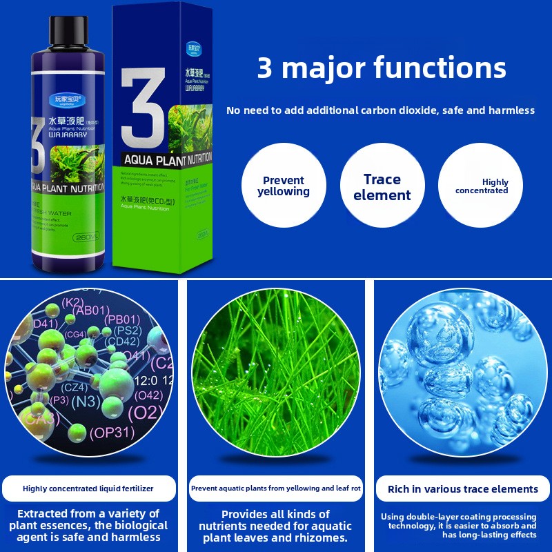 WAJABABY Fertilisateur liquide - Aquarium Plant Liquid Fertilizer avis et prix