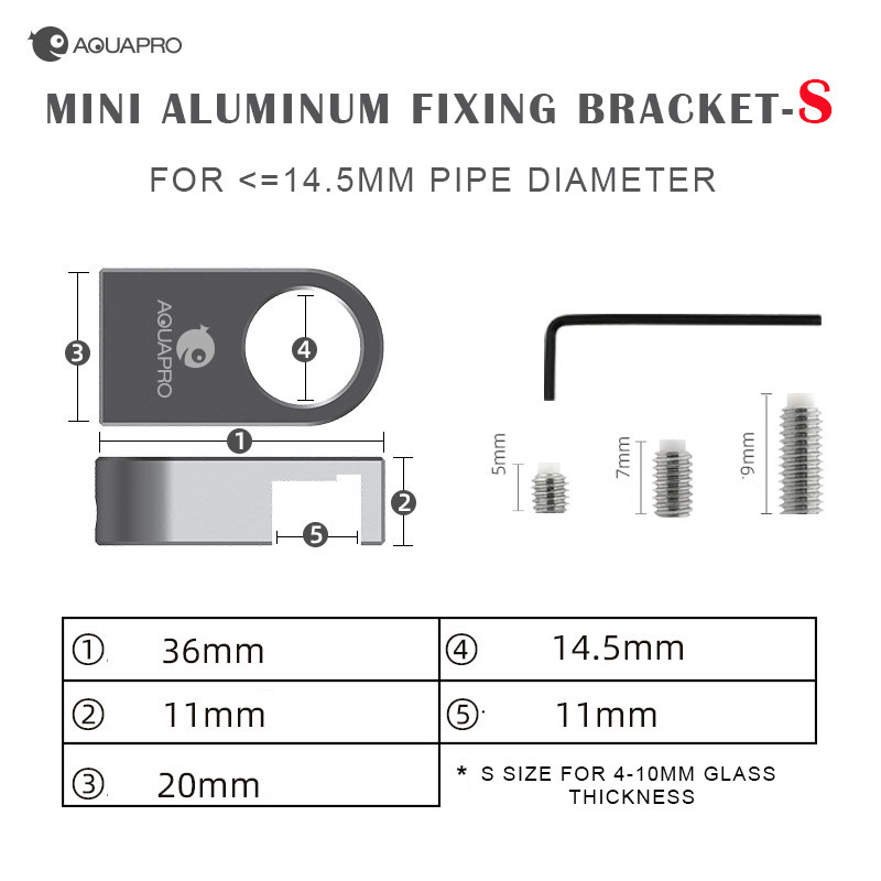 Mini support en alliage d'alum - Aquarium Planted Filter avis et prix