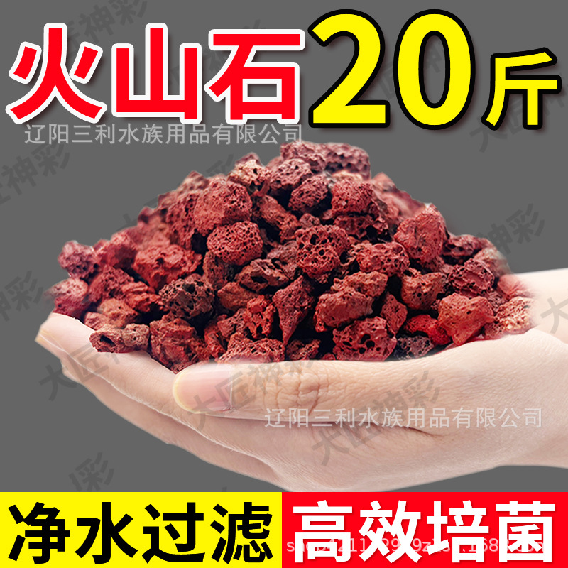 Pierre de lave rouge naturelle - Aquarium Planted Tank Soil avis et prix